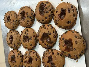Cookies rellena de dulce leche