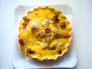 Tarta de jamon y queso