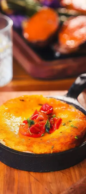 Provoleta con chutney