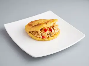 Arepa Asada Con Perico
