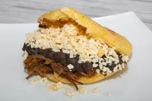 Arepa asada de pabellón
