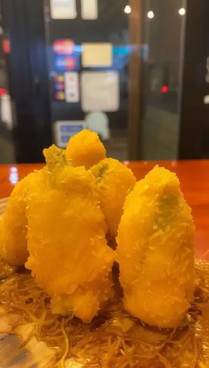 Geishas rebozadas de salmon
