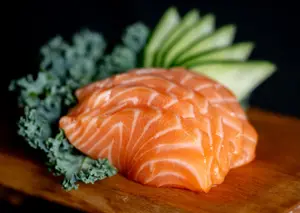 Sashimi salmon