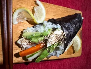 Temaki vegetariano