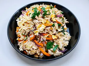 Wok De Arroz Vegetariano