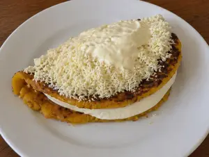 Cachapa con queso