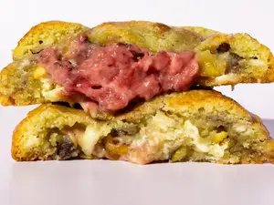 Pistacchio, limón y frutillas x 120 grs