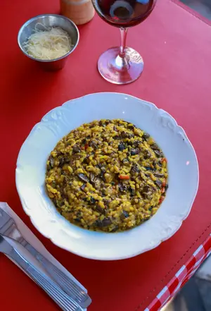 Risotto de hongos