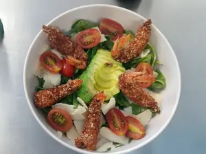 Ensalada Langostinos y palta