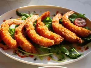 Langostinos crocantes