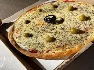 Pizza cuatro quesos