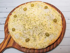 Pizza de cebolla sola