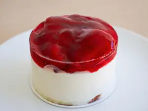 Cheescake de frutilla porción