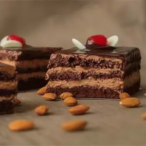 Mousse de chocolate (porción)