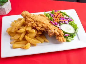 1/4 de pollo broaster