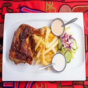 1/4 pollo a la brasa