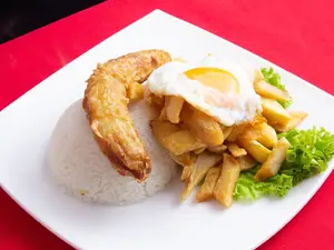 Arroz a la cubana