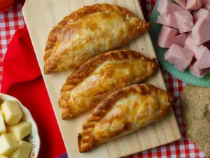 Empanada de q.tom. y albahaca