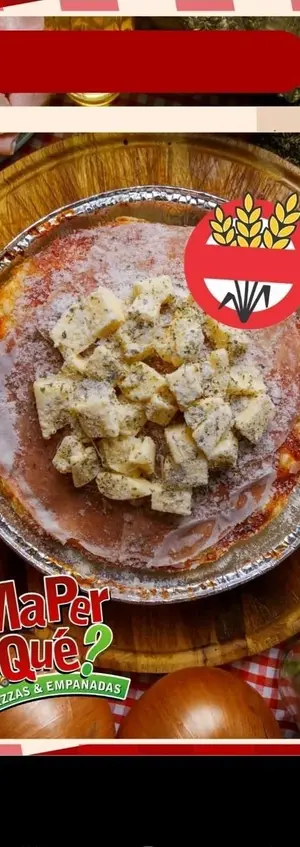 PIZZA DE MUZZARELLA SIN TACC