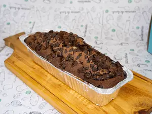 Budín de chocolate con chips