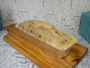 Budín de maracuyá