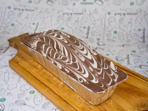 Budín marmolado