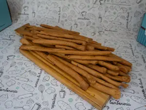 Grisines de salvado con sal