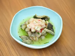 Ceviche wasabi