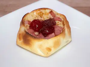 Canastita de cereza glaseada