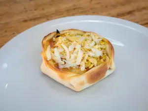 Canastita jamón y roquefort