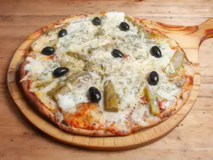 Pizza especial de espárragos