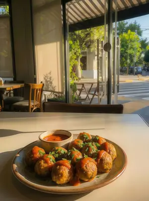 Albóndigas con dip
