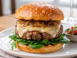 Hamburguesa cordero