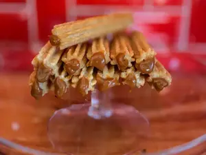 6 churros dulce de leche