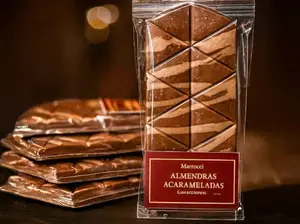 Tableta almendras acarameladas