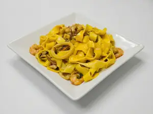 Fetuccini con mariscos