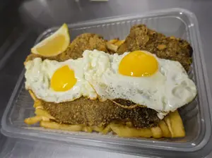 Milanesa A Caballo