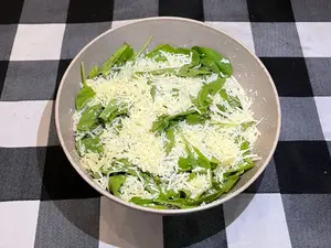 Rúcula y parmesano