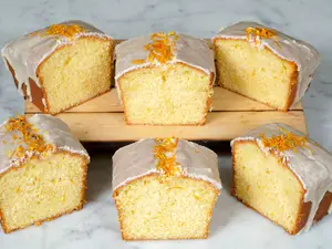 Budín de naranja