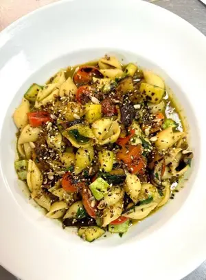 Conchiglie con vegetales