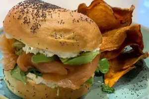 Sandwich Salmón Ahumado