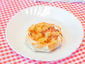 Canastita Jamón y Ananá