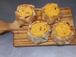 Canastita jamón y cheddar