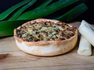 Tarta De Puerro Individual