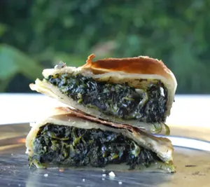 Espinaca, sardo y muzarella