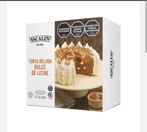 Torta helada dulce de leche