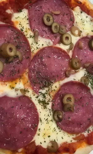 Pizza a la calabreza