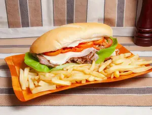 S bondiola completo con papas