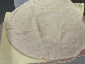 Tostado de pan arabe tostado