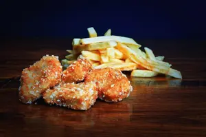 Nuggets not chiken con papas